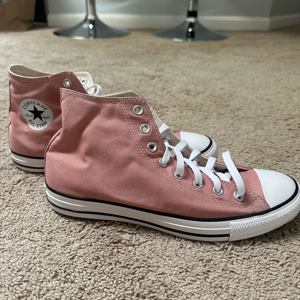 Mauve Pink High Tops Converse Size Men’s 10.5/Size 12.5